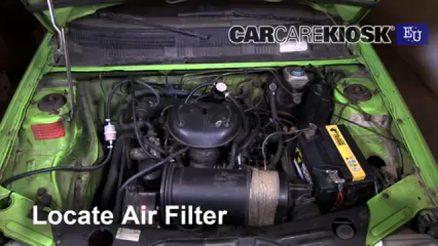 1986 Peugeot 205 GL 1.1L 4 Cyl. Filtro de aire (motor) Cambio